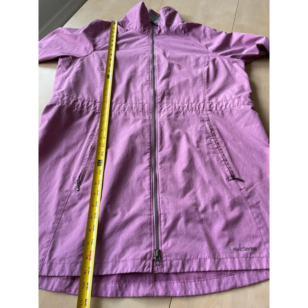 Gander Mountain Guide Series Lightweight Outdoor Travel Rain Jacket, Pink, Sz LG